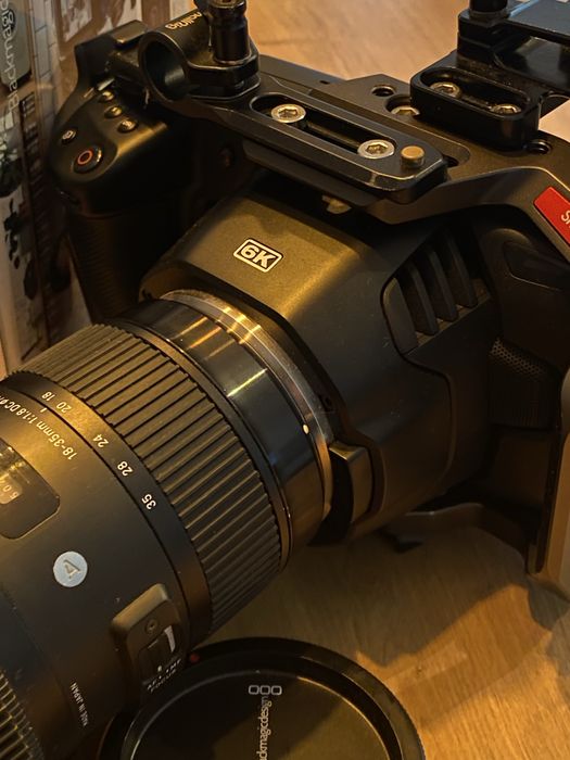 Blackmagic Pocket Cinema Camera 6k + Sigma 18-35 f1.8