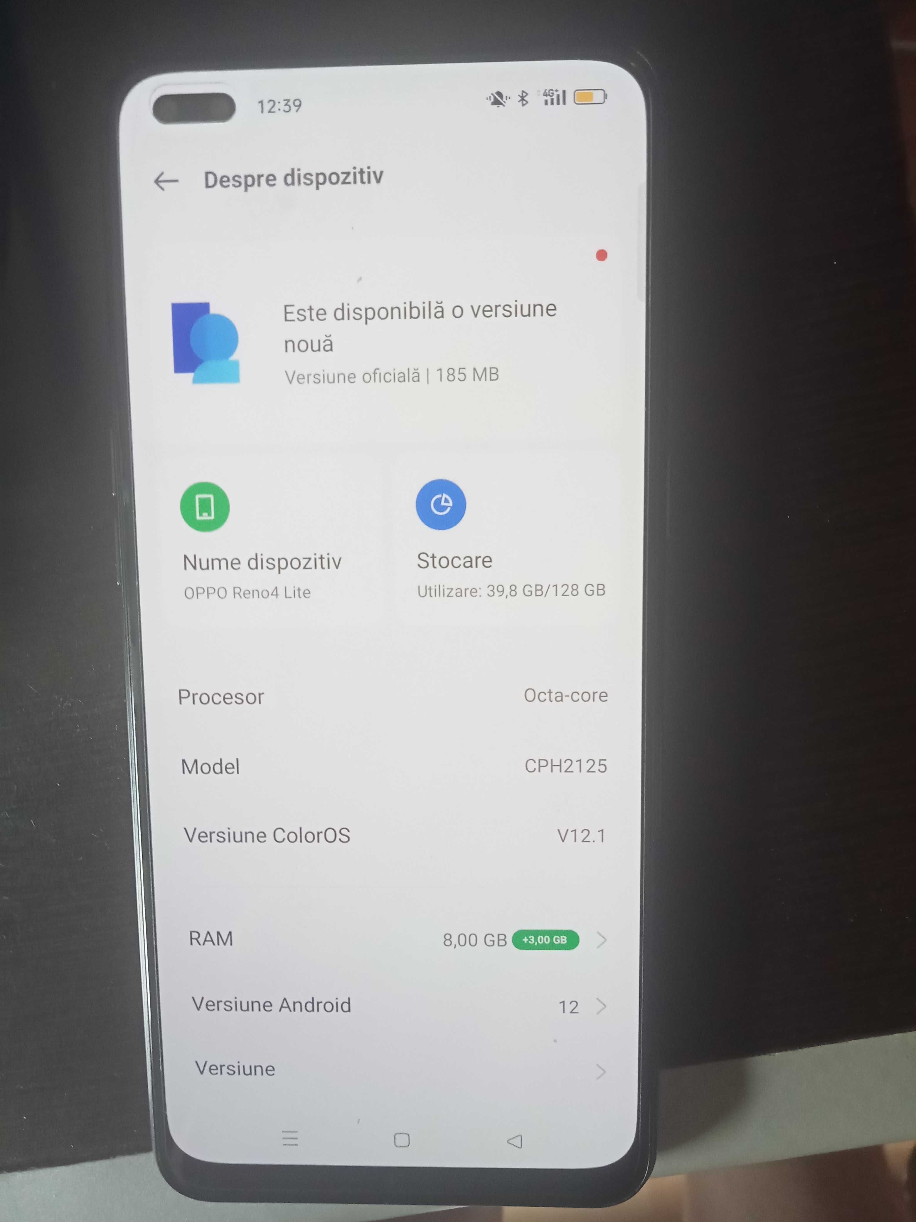 Vând oppo reno 4 lite starea perfecta