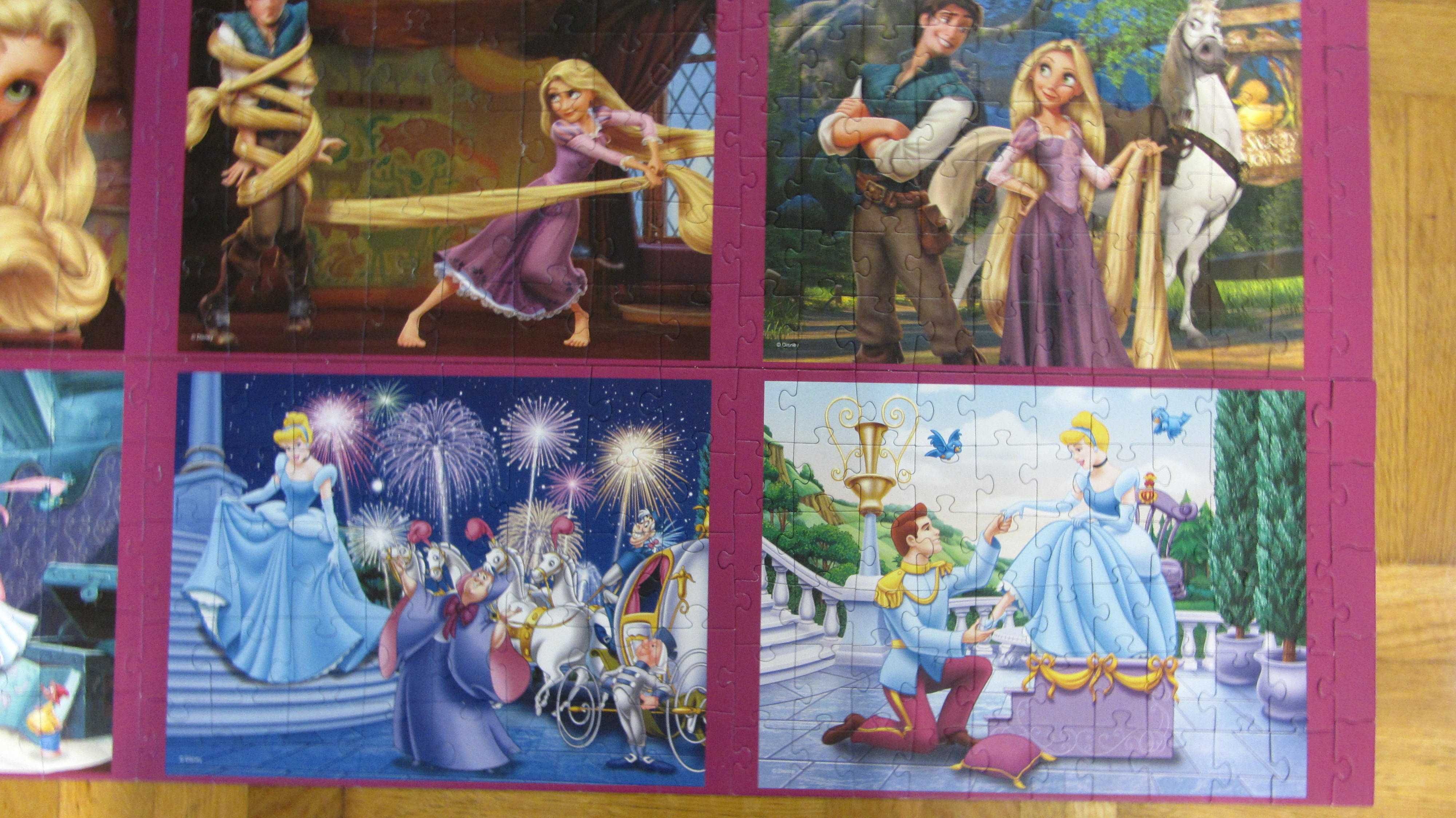 Комплект 9 в 1 пъзел 390 части Trefl Disney Princess, 4+