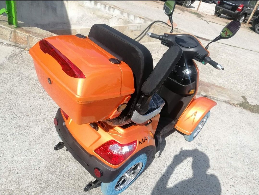 New orange 1500W MaXmotors Електрически Скутер Четириколка 2022