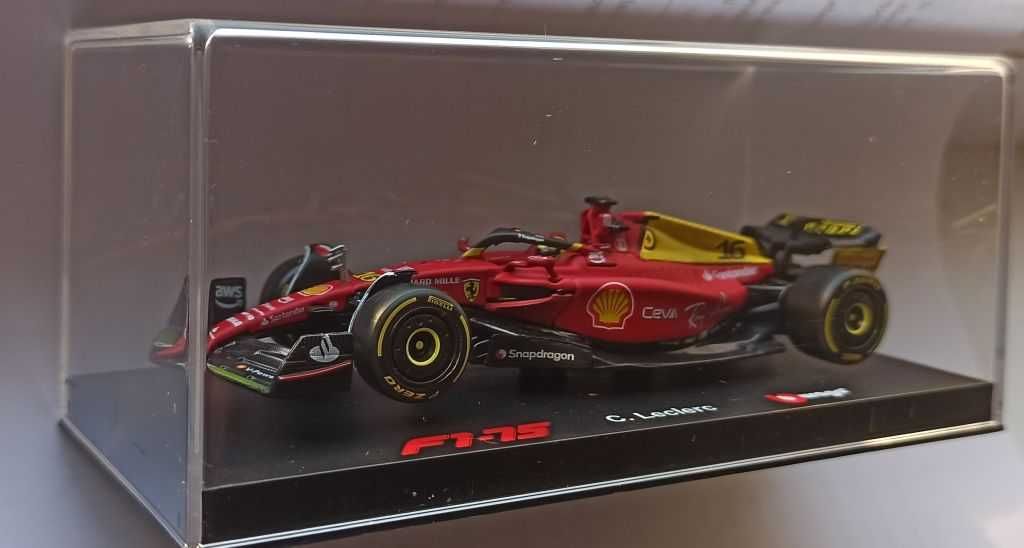 Macheta Ferrari F1-75 Leclerc cu pilot Formula 1 Monza 2022- 1/43 F1