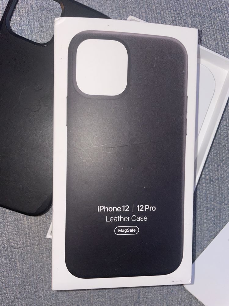 Оригинален кожен калъф за iPhone 12 pro