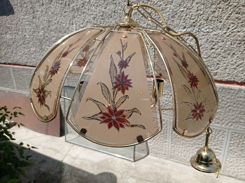 Полюлей лампион с 5 лампи абажура