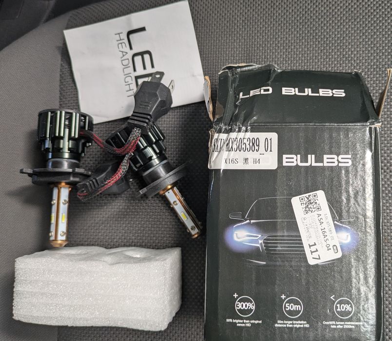 Set Becuri Led H4 2 faze