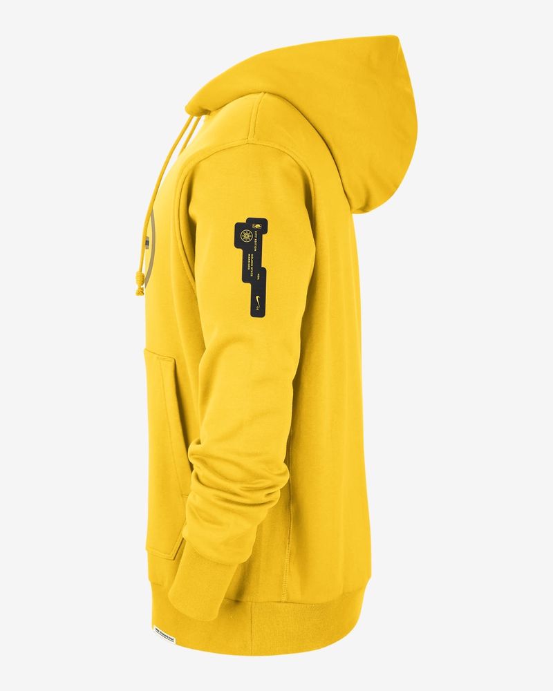 Bluza Nike Golden State Warriors Standard Issue Hoodie Hanorac (S; M)