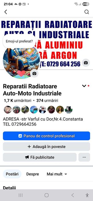 Reparatii radiatore tractor,conbine,buldoexcavatoare,generatoare