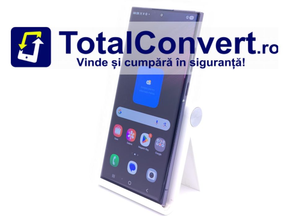 Samsung S22 Ultra 256GB Phantom Black 12GB, Garantie 24 luni | #D86932