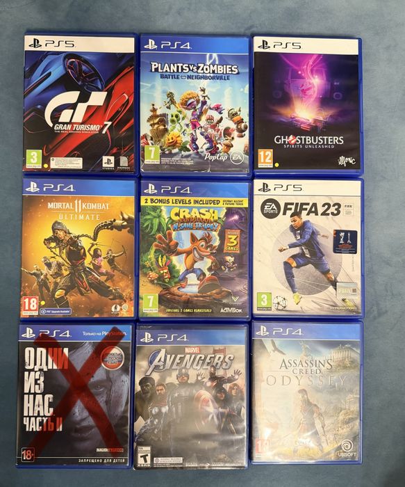 Диски Игры на ps4 и ps5