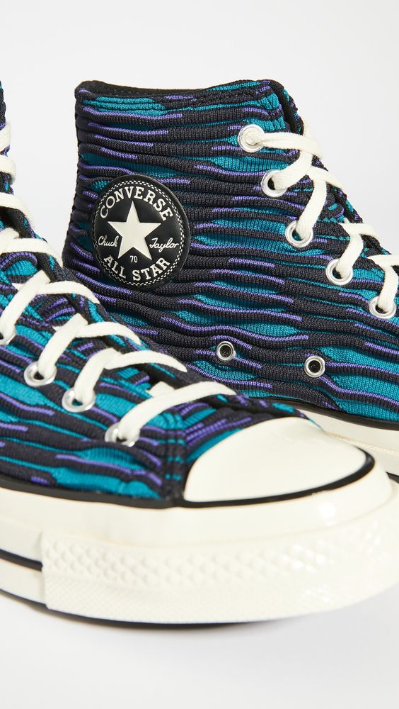 Новые Converse Chuck 70 Wavy Knit High Top Sneakers Конвёрс из США