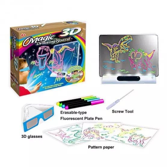 3D Детска магическа дъска комплект за рисуване Magic Drawing Board