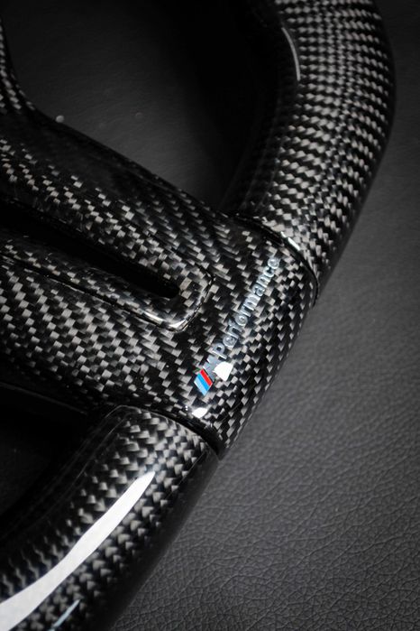 Volan BMW M Performance - Carbon - Race Display - Padele - F Series