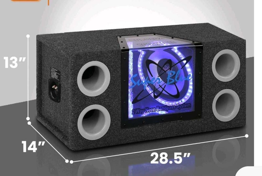 Subwoofer 1000 wats+amplificator 5800wats+instalatie completă.