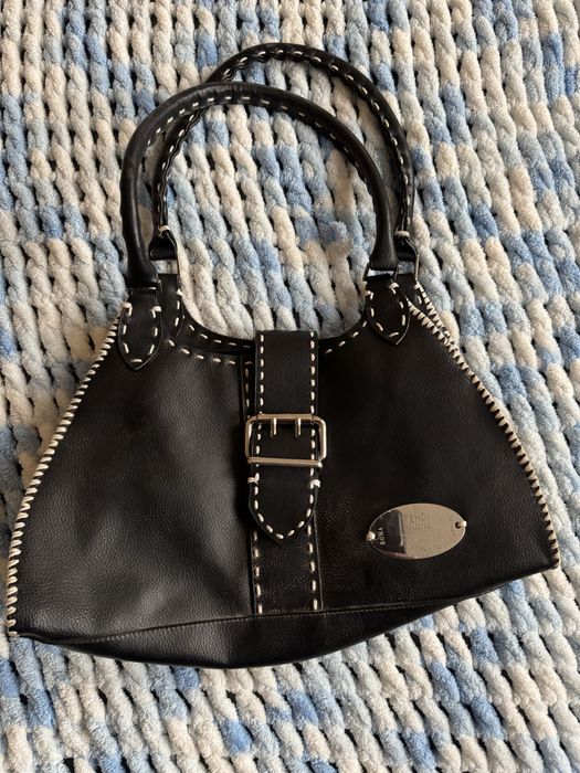 Оригинална винтидж чанта Fendi Selleria не louis vuitton gucci prada