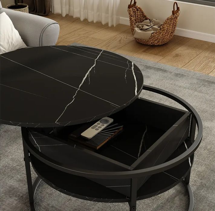 Кръгла повдигаща холна маса Vicco