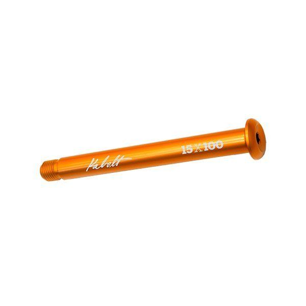 15x100mm Fox Kabolt Orange Thru Axle / Предна Проходна Ос