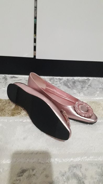 Новые балетки розовые