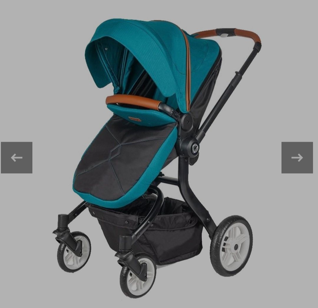 Carucior 3 in 1 Coccolle Oro turcoaz