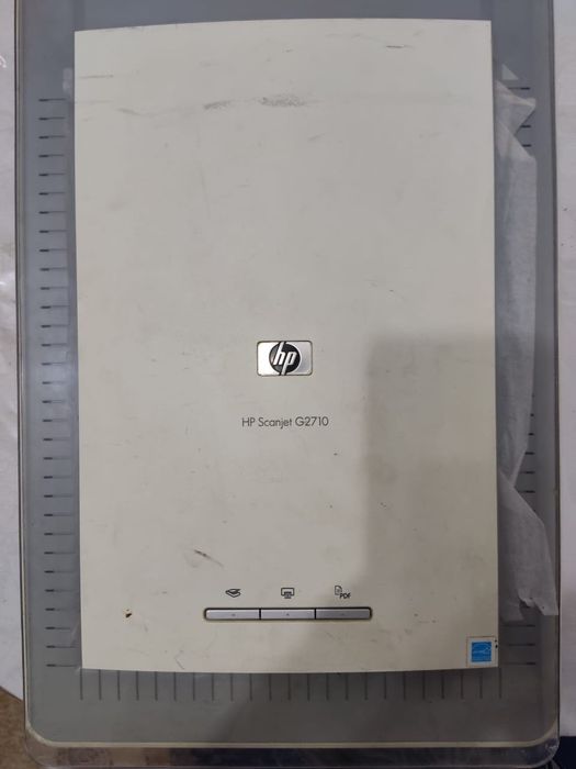 Сканер белый  hp