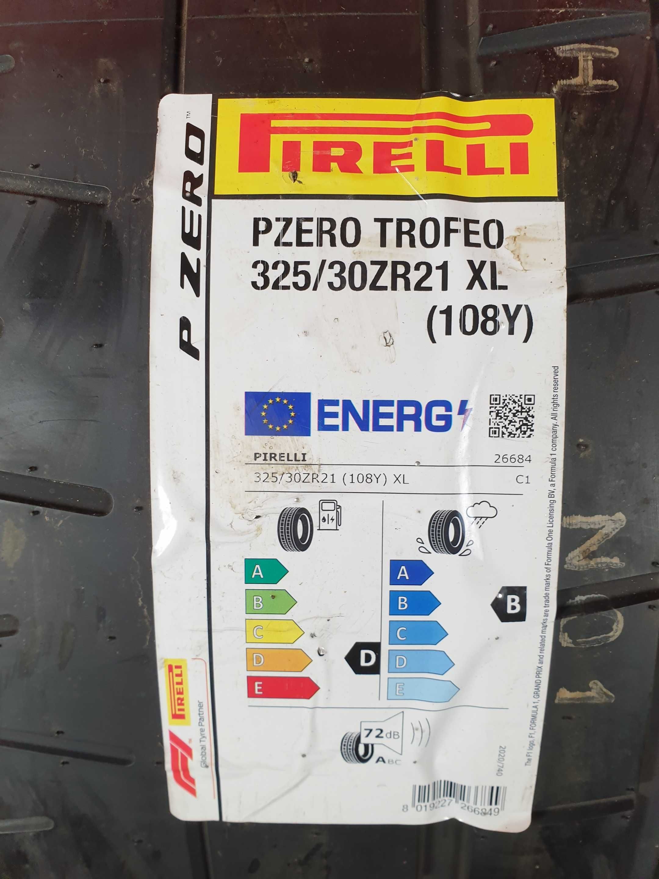 Anvelope Slick - 325/30/21 - Pirelli Trofeo R - Porsche NOI - DOT 3221