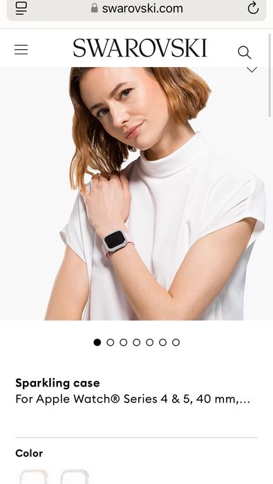 Apple watch часовник калъф swarovski