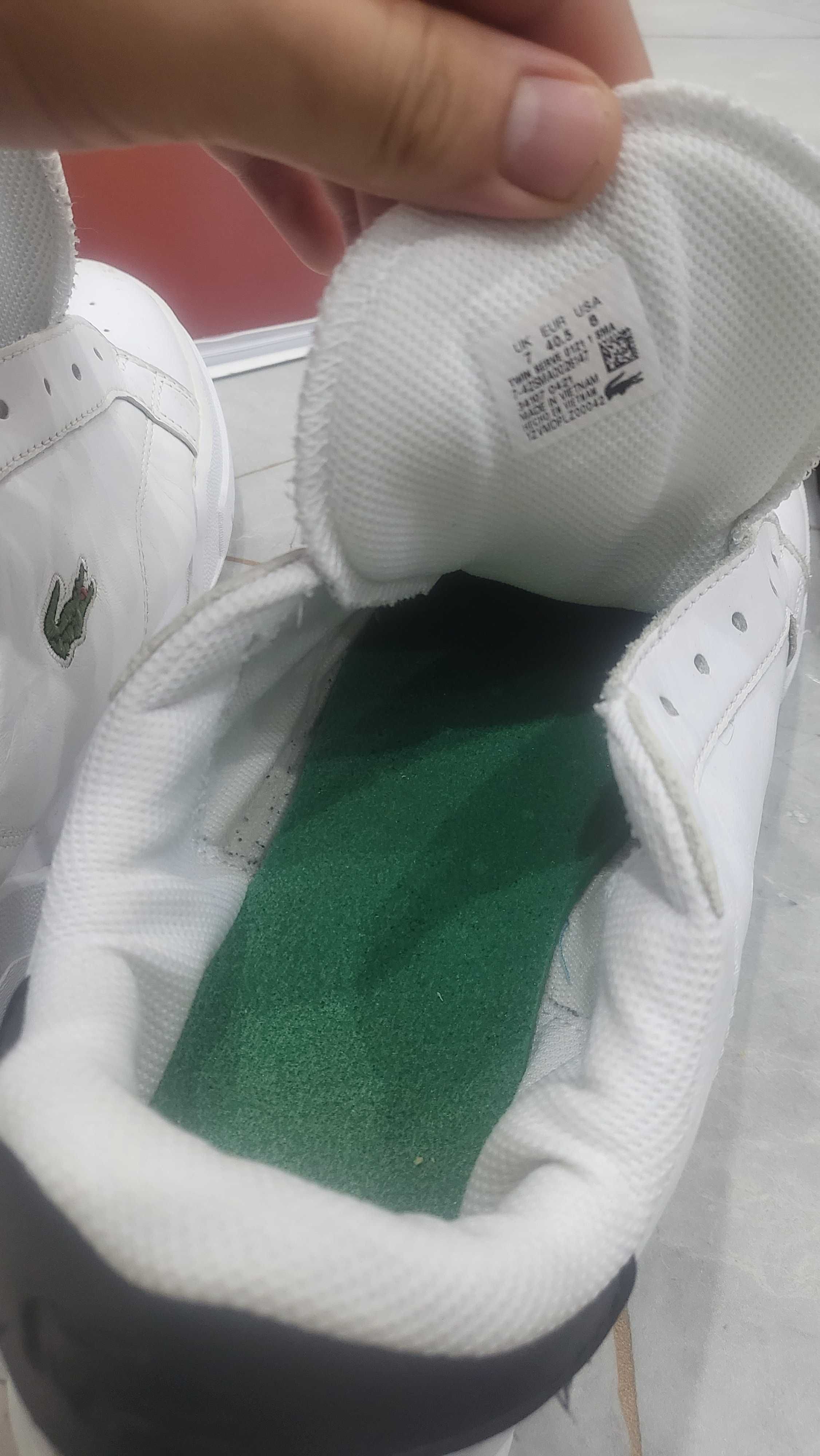 Lacoste бяло 40.5 номер