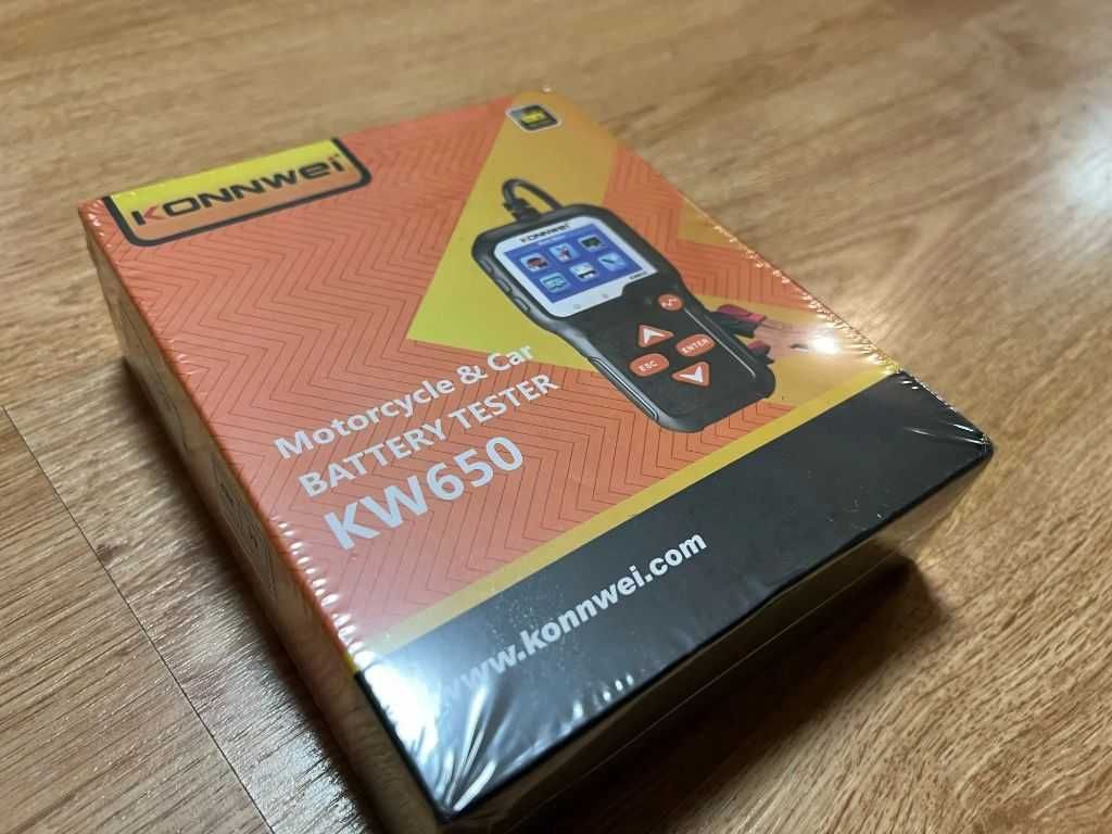 KONNWEI KW650 за тестване на акумулатори 6v и 12v