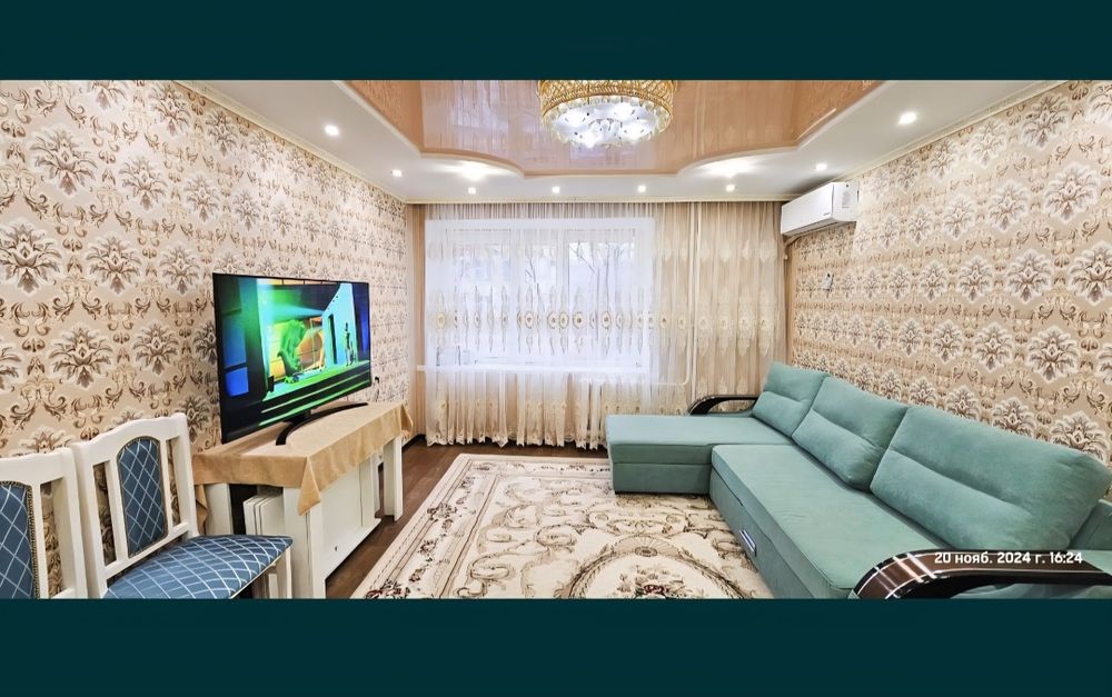 Сдам 3х комнатную квартиру с 1 января, 6мкр