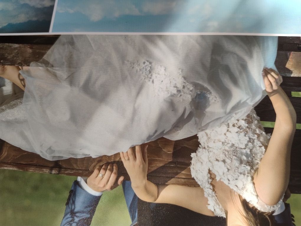 Rochie mireasa mărimea 38 și crinolina