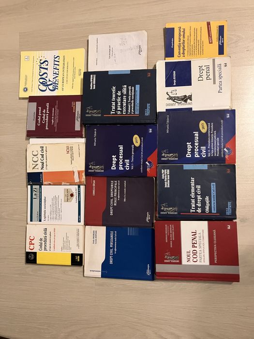 Carti drept (penal, civil, procedura)