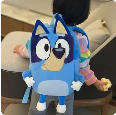 Детска Раница Блуи и Бинго, Плюшена раница Bluey Bingo, Играчка Блуи