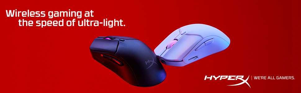 Беспроводная мышка - HyperX Pulsefire Haste 2 Wireless
