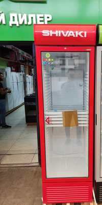 Витринный холодильник Shivaki HS474 RED
