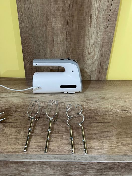 Ръчен миксер Taurus Station Grey 300 W, 5 скорости, Турбо режим