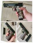 Pistol cu bile Glock Metalic + bile 500buc / plastic abs Airsoft Gun