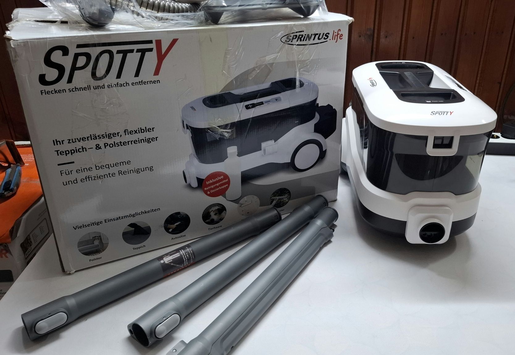 Прахосмукачка за пране, сухо и мокро почистване SPOTTY ,800W,170mbar