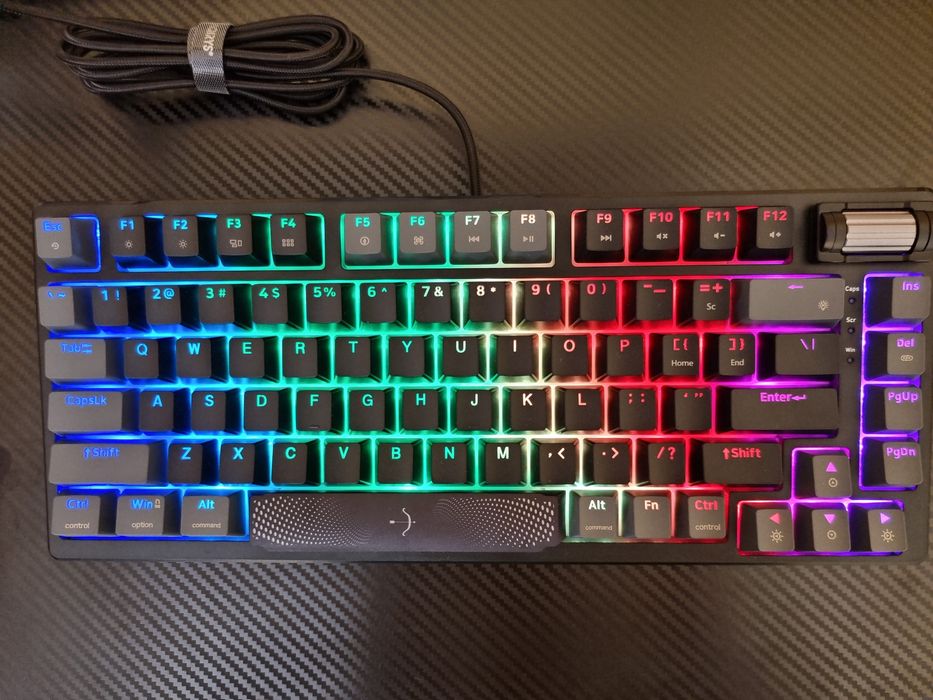 Tastatura Gaming AQIRYS Adara Mini LE Black RGB HaiMu Ocean Blue Switc