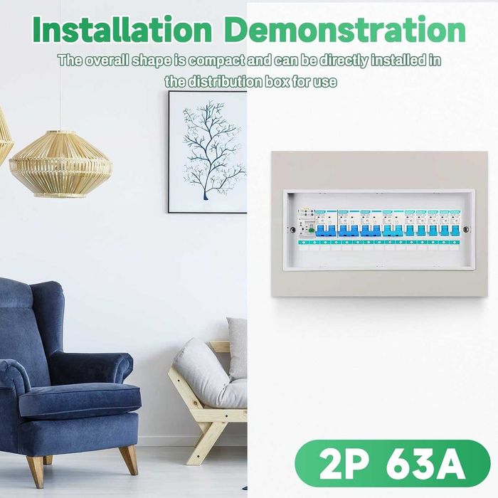 DEWIN автоматичен трансферен превключвател ATS 2P 63A 220V