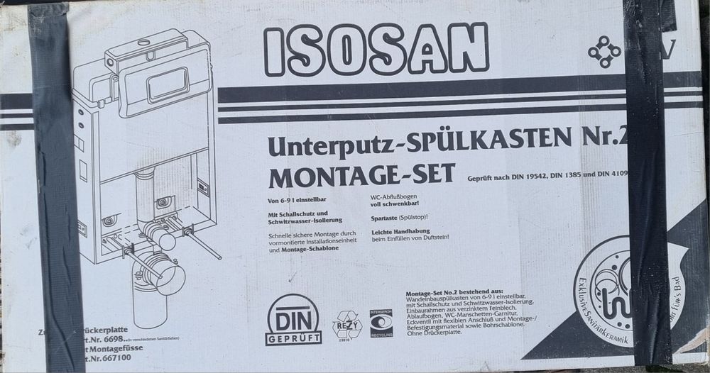 Bazin wc încastrat