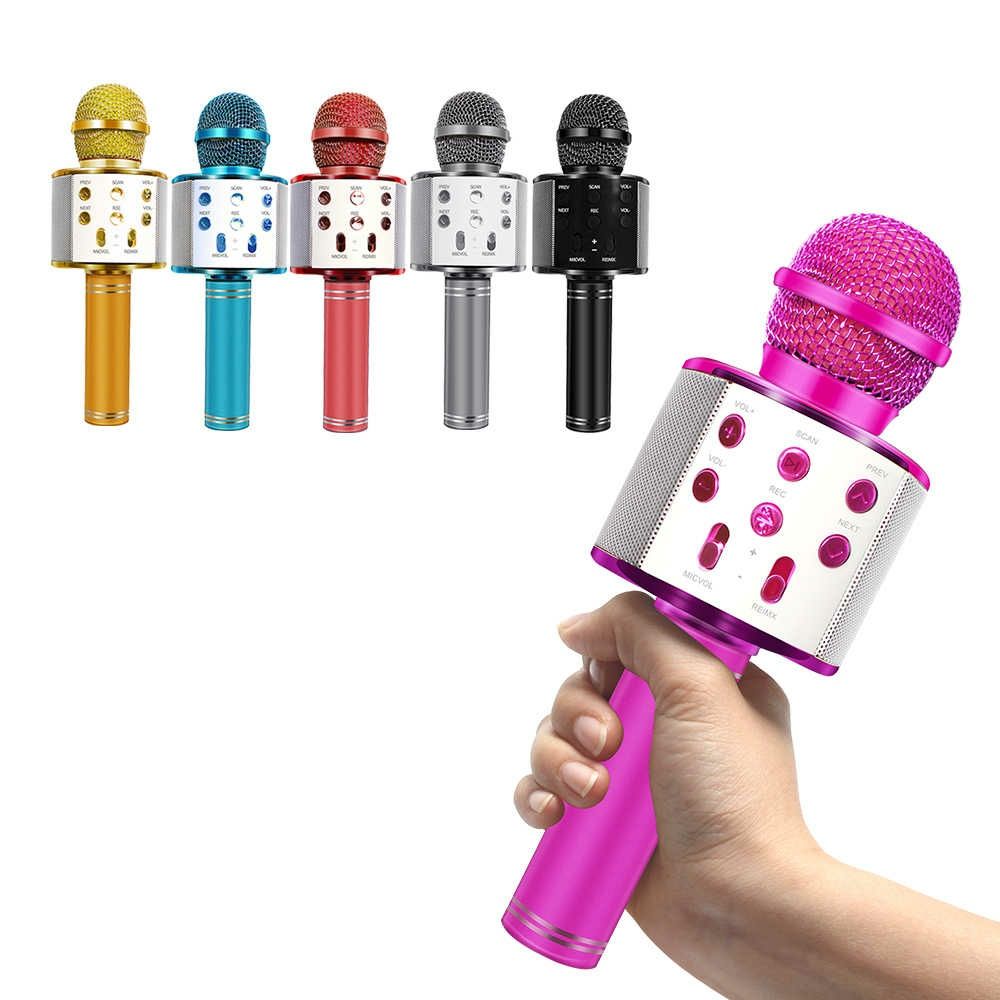 БЕПУЛ Доставка, Bluetooth karaoke mikrofonlar WS858 ajoyib sovg"a
