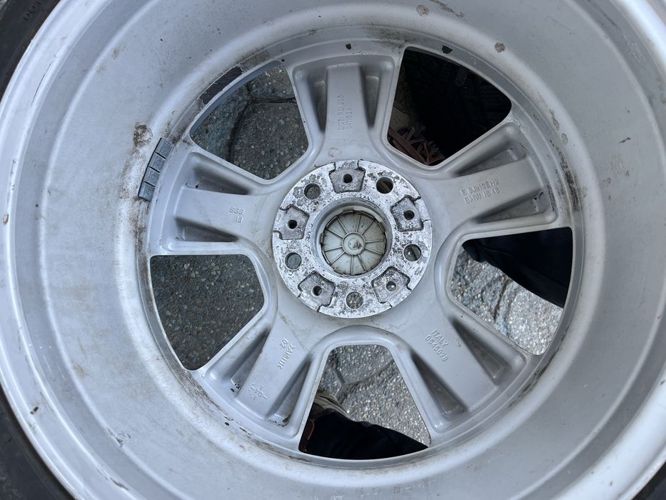 Jante aliaj 5x120mm, anvelope iarna 225/40 R18 BMW E46 E90 E91 E81 E87