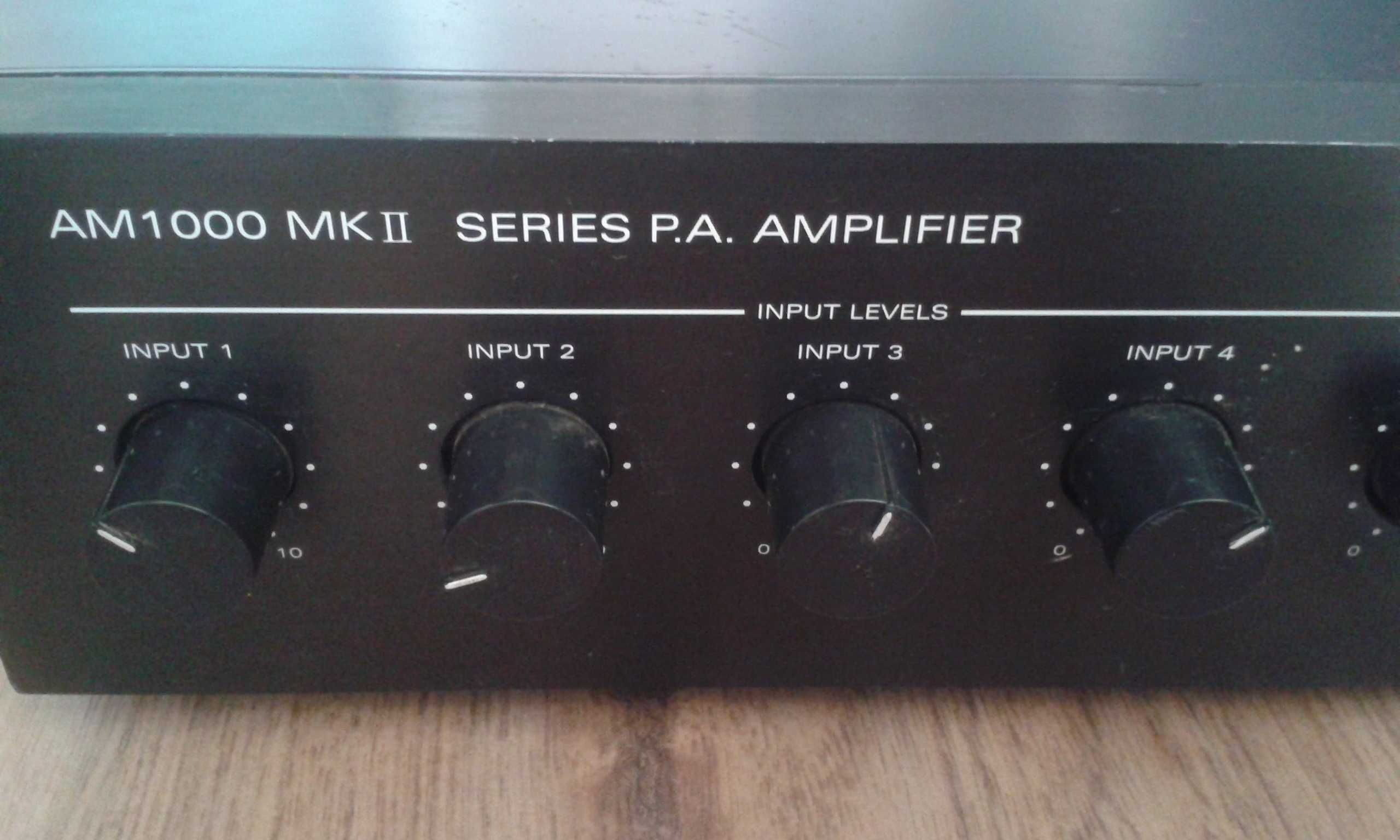 Усилвател-120 W  RCF AM 1120 120W Mixer-Amplifier with 4 Audio Inputs
