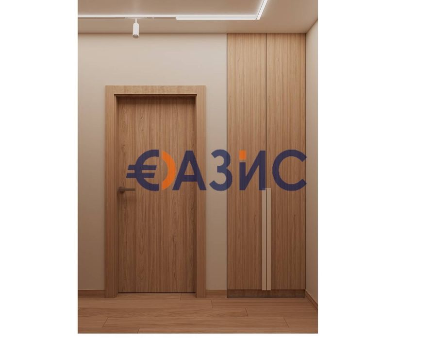 2-стаен апартамент на 3-ти етаж, комплекс Доменико, Свети Влас - 64.04