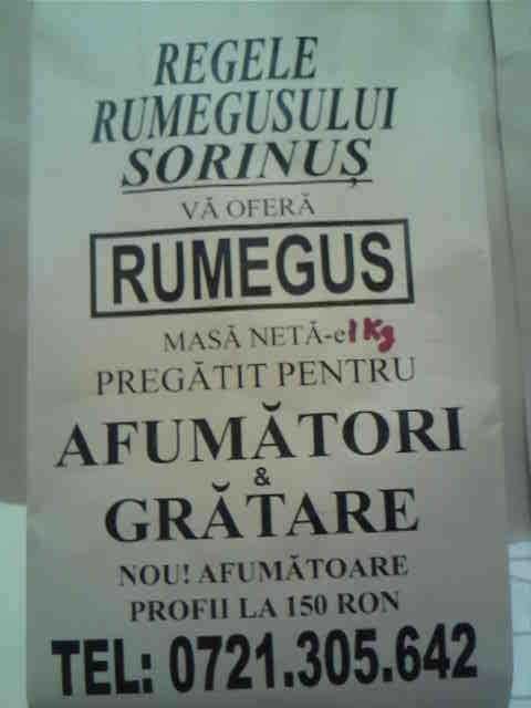 Rumegus de Fag , Alimentar. . in Bucuresti Sorinush !!!