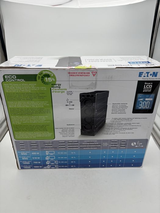 Ups Eaton Ellipse Pro, 650va 400W, sigilat, transport inclus