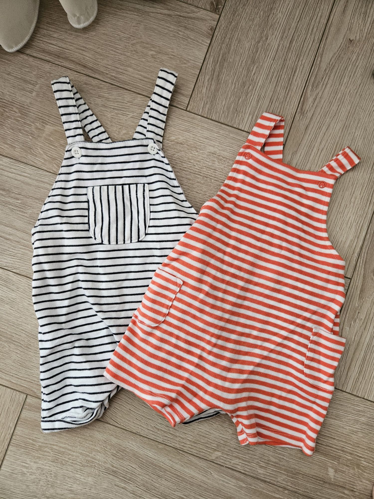 Lot 6 salopete bebe de vara 6-9 luni C&A, Next