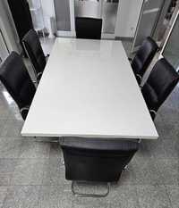 Конферентна маса /  Комплект маса със столове и ТВ шкаф