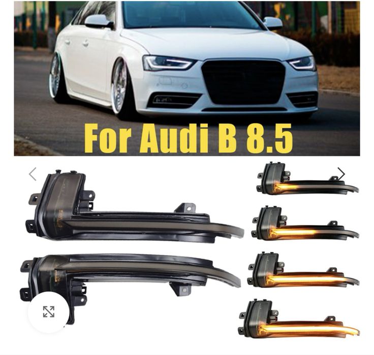 Semnalizari dinamice oglinda, Audi A3,A4,A5,A6,Q3 model B8 si B8.5