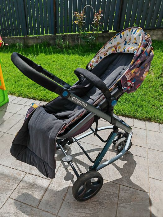 Sistem Cosatto 3 în 1 cu bază ISOFIX - Cărucior + Landou + Scoică