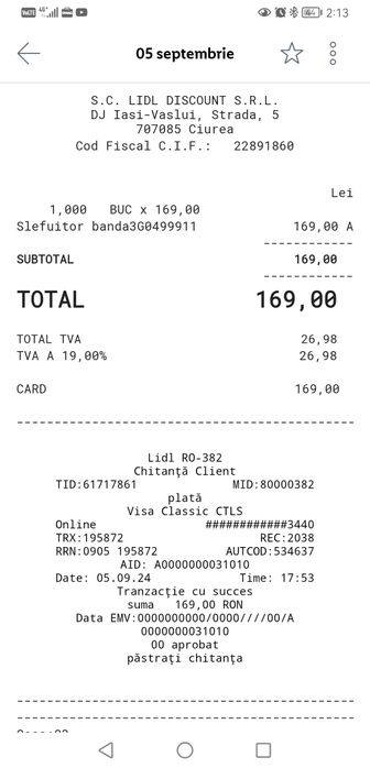 Slefuitor banda Parkside PBSD 900 A2