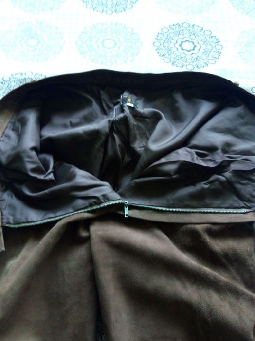 Trussardi - велурен, кафяв панталон